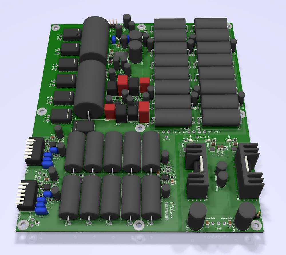 Audictive PCB design