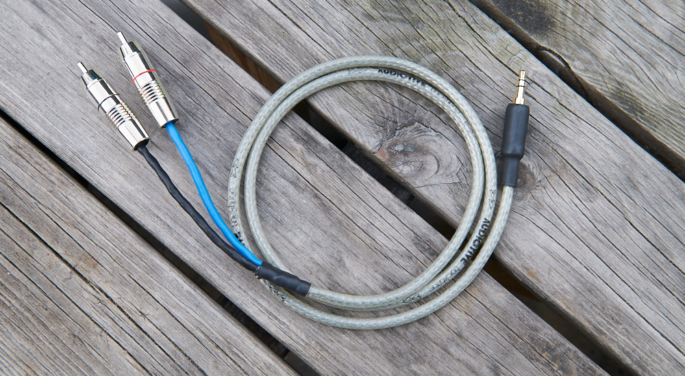 Audictive backbone 2:1 Kabel mit 3,5mm Klinkenstecker & Cinch Steckern